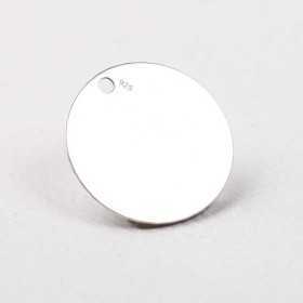 G1214 N Pandant banut argint cu o gaura 13mm 0.60mm