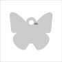 G0732 N - Pandant din argint 925 forma de fluture dimensiune 16x14mm 0.5mm