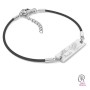 Placuta din argint 925 pentru bratara personalizabila 20x5mm 0.50mm G0293-N