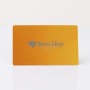 S197 - Carte de vizita personalizata din aluminiu (galben)