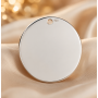 G0524 N-Charm banut argint cu o gaura 16.50mm 0.3mm