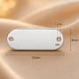 G2036-Link oval Argint 925 8x23MM, 0.50MM grosime