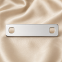 Placuta de argint pentru bratara 25x6mm 0.50mm