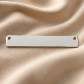 Pandant din argint placuta personalizabila 35x5mm 0.50mm G0781 N
