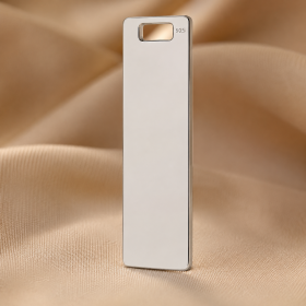 Pandant din argint placuta personalizabila 28x8mm G1926 N