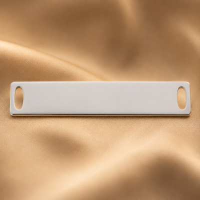 Plăcuta din argint 925 personalizabila pentru bratara 40x10 mm 0.5mm E2047 N