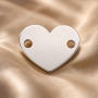 Inimioara din argint pentru bratara personalizabila 10x12mm 0.30mm G0782-N