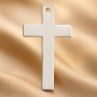 Pandant din argint cruciulita 17x11mm 0.4mm E0119-N