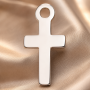 Pandant din argint cruciulita 12x6mm 0.6mm E0658-N
