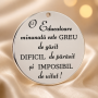 Pandant din argint 925 O educatoare minunata este greu de gasit 22mm 0.33mm S0235