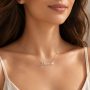 Colier Mama cu Inimioara din Argint 925 - Lantisor Elegant Cadou pentru Mama 32x7.7mm 0.60mm G0593