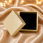 Cutie pentru Bijuterii Golden Premium 5x5x2.8 cm cu Interior Buretat D171
