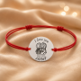 Bănuț de argint 925 gravat I Love You Sister E1103