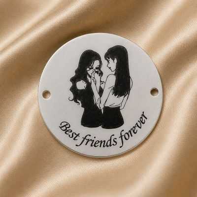 Banut din Argint 925 Best Friends Forever 16.5 mm pentru bratara E0515