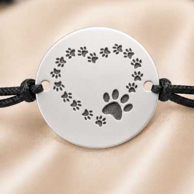 Bratara reglabila din Argint 925 cu Inima din Labute + Cutie Cadou B-E1537