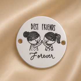 Bănuț de argint 925 Best Friends Forever E1631