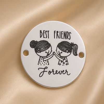 Bănuț de argint 925 Best Friends Forever E1631