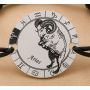 Bratara Zodia Berbec din Argint 925 cu Snur Negru Reglabil B-E0358