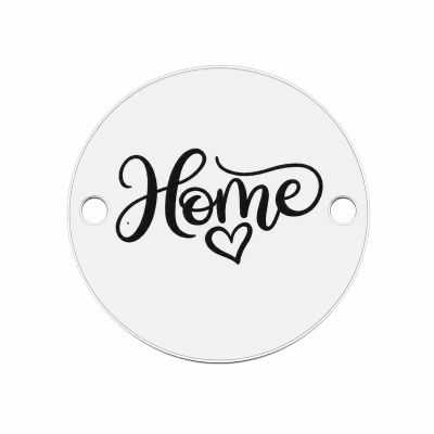 Bănuț de argint 925 gravat Home E1839