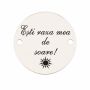Bănuț "Ești Raza Mea De Soare" argint 925, 16.5 mm E1535 GS