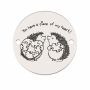 Bănuț "Piece Of My Heart" arici puzzle argint 925, 16.5 mm E1558 GS