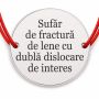 Brățară argint 925 cu bănuț mesaj amuzant despre lene, șnur reglabil — cadou amuzant B-E0933