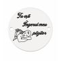 Charm îngeraș din argint 925, „Tu ești Îngerul meu păzitor” 16.5 mm E1500
