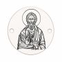 Element brățară Sfântul Andrei din argint 925, icoană gravată laser 14 mm E1542