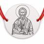 Brățară argint 925 cu Sfântul Andrei, șnur reglabil B-E1542