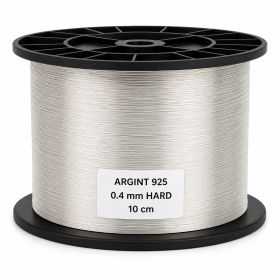 SR02 - Sarma de argint 0.4mm HARD WIRE 10cm