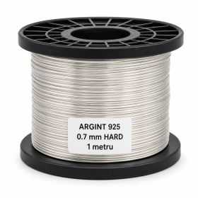 SR05 - Sarma de argint 0.7mm HARD WIRE 1metru
