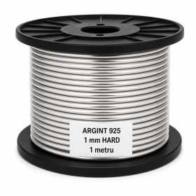 SR08 - Sarma de argint 1 mm HARD WIRE 1 metru