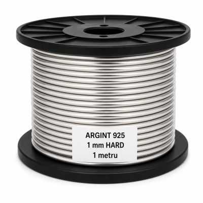 SR08 - Sarma de argint 1 mm HARD WIRE 1 metru