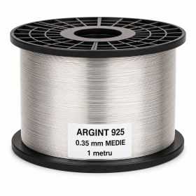 SR10 - Sarma de argint 0.35 mm duritate medie 1 metru