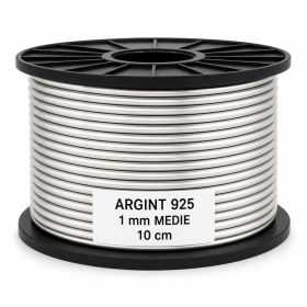 SR14 - Sarma de argint 1 mm -Duritate Medie- 10 cm