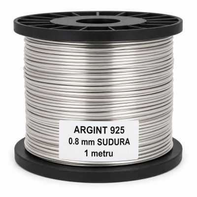 Sarma de argint 0.8 mm Foarte maleabila pentru sudura 1 metru