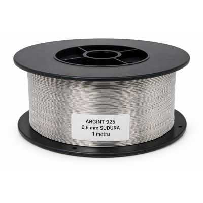 SR20 - Sarma de argint 0.6mm otelita, pentru lipit-1 metru