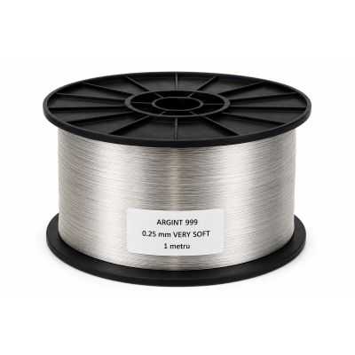 Sarma de argint 999 grosime 0.25 mm RR Very Soft 1 m