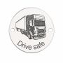 Charm camion din argint 925, TIR „Drive Safe” 16.5 mm E1461