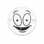 Pandantiv emoji zâmbăreț din argint 925, gravură laser 16.5mm E1042