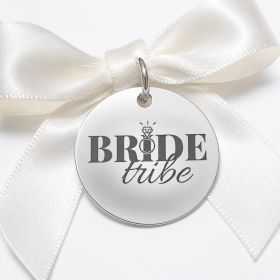 Bănuț Nuntă din Argint 925 „Bride Tribe" – Bănuț pentru Grupul Miresei 22 mm – N0014