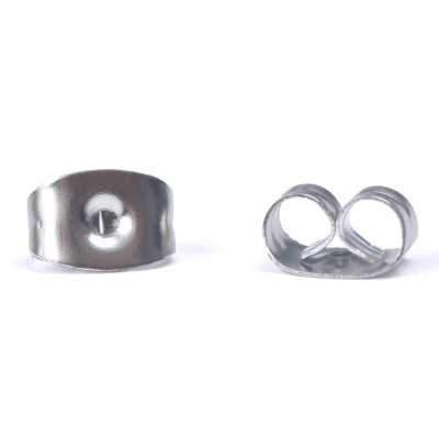 A0045-Dop-uri din inox pentru cercei 4.5 mm 100buc