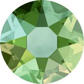  2842-SWAROVSKI ELEMENTS 2078 Peridot Shimmer S-Foiled Hotfix SS16 4MM-1buc