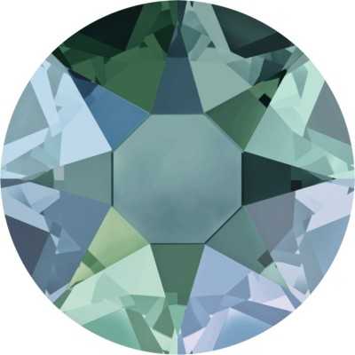 P3272-SWAROVSKI ELEMENTS 2078 Black Diamond Silver Foiled Hotfix SS34 7mm