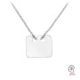 Pandant din argint personalizabil dreptunghiular 12x13,5mm G1567