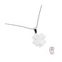 Charm trifoi cu patru foi din argint 925, 18 mm G1786