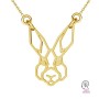 G0295-Charm argint 925 iepure 27MM-1 buc