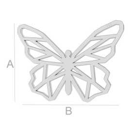 G0295-Charm argint 925 iepure 27MM-1 buc