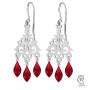 Charm argint 925 filigran chandelier 18mm G0275