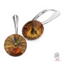 G1885-Leverback Swarovski Rivoli SS47 11mm 1 bucata